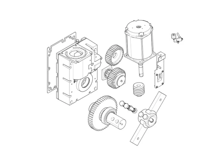 came pagina ricambi per barriere gearmotor-g4040e