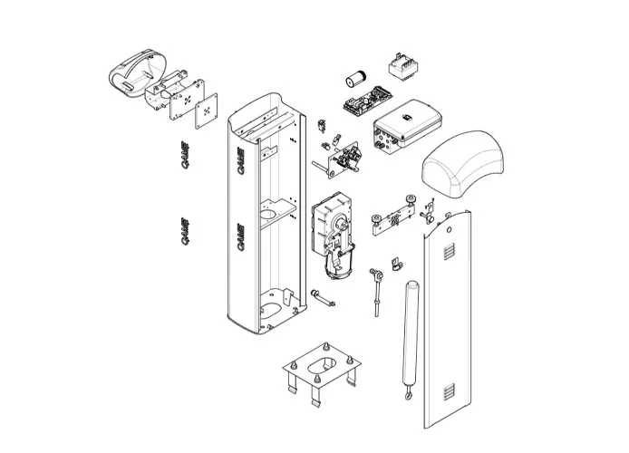 came pagina ricambi per barriere g4041z