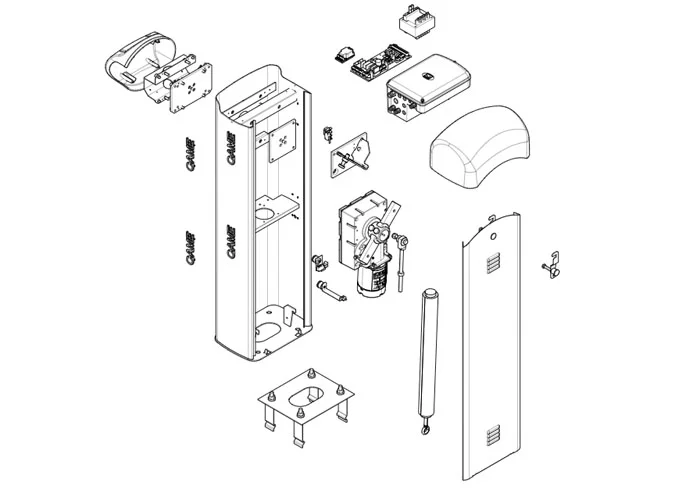 came pagina ricambi per barriere g4040ezt v.1