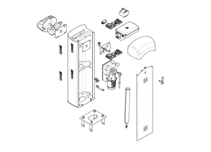 came pagina ricambi per barriere g4040ezt v.0 