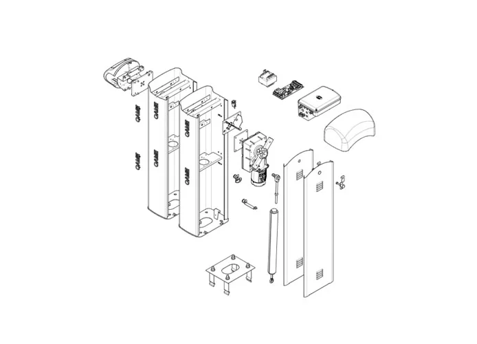 came pagina ricambi per barriere g4040e