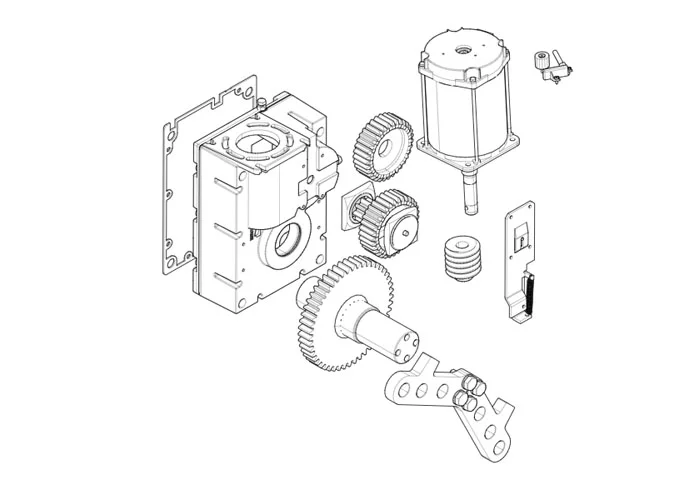 came pagina ricambi per barriere gearmotor-gt4