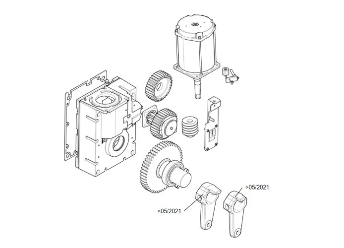 came pagina ricambi per barrieregearmotor-gt8 