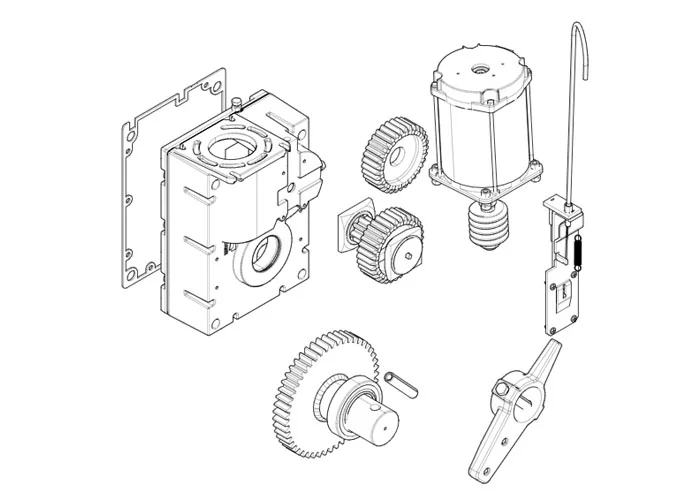 came pagina ricambi per barriere gearmotor-g12000