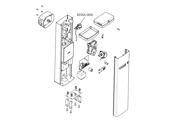 came pagina ricambi per barriere gpt40agl