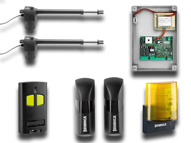 beninca kit automazione per cancelli a battente 24vdc kbill4024 959002418