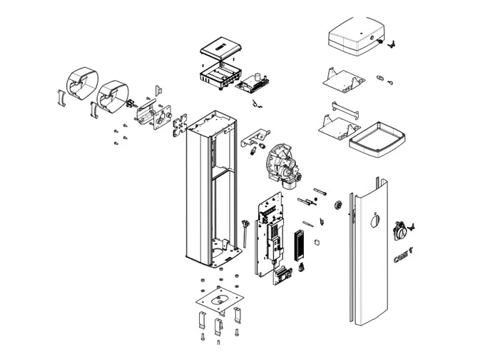 came pagina ricambi per barriere gpx40mgc