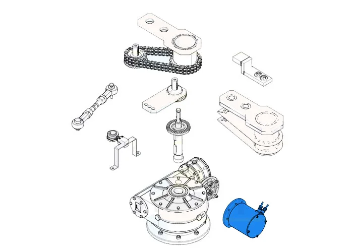 came ricambio gruppo motore frog-ms 119ria081