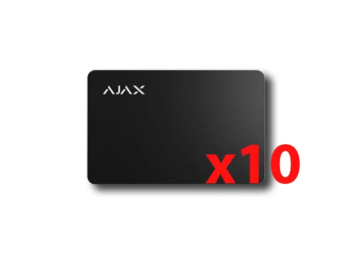 ajax carta contactless pass nero (10 pezzi) 38218