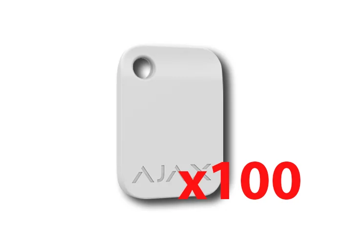 ajax portachiavi contactless bianco tag (100 pezzi) 38229