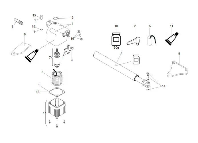 faac pagina ricambi per motore 412 sx 400