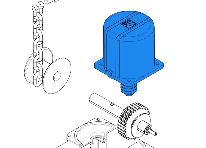 came ricambio gruppo motore cat-x 119rix025