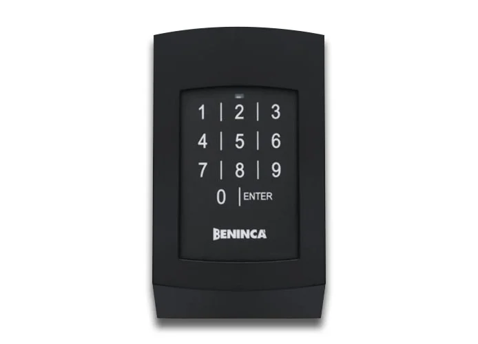 beninca tastiera wireless a batteria dotata di triplice codifica 9670002 be.code