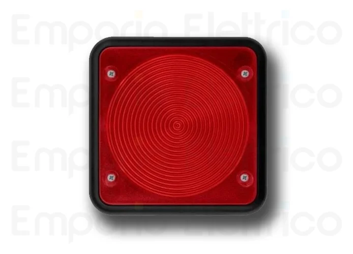 nologo lampeggiante a led 24V e 230V + cover rossa look-230 r