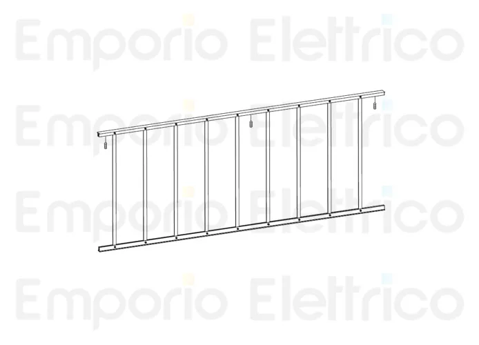 fadini ricambio modulo siepe in alluminio da 1,71 m per bayt 980 97338