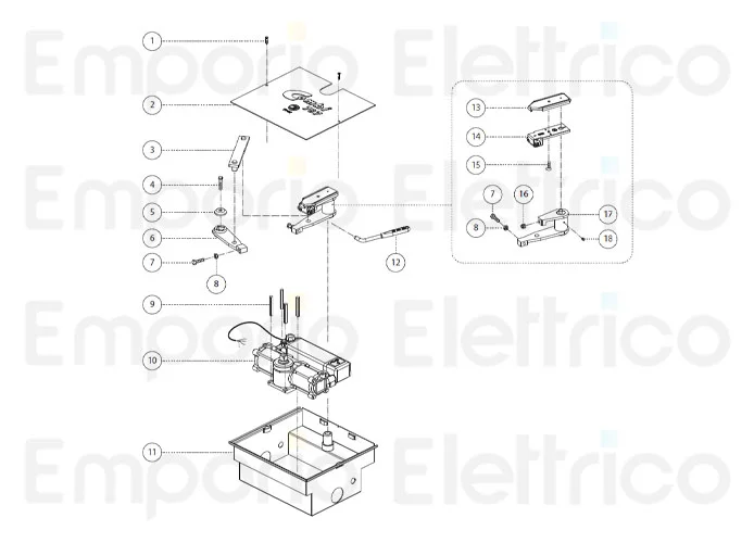 fadini ricambio vite m8x35 te per combi 787 78704