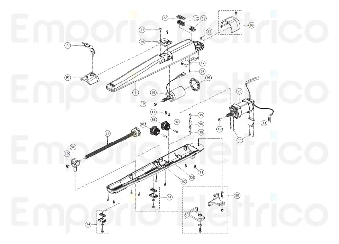 fadini ricambio vite autofilettante 5,5x16 tcce zincata per dardo 424 / 430 43011