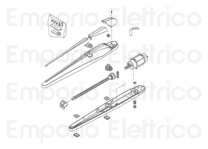 beninca pagina ricambi per motore bob3024