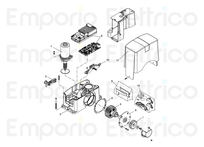 beninca pagina ricambi per motore bull1024se