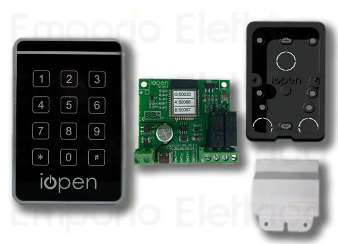 iopen kit controllo remoto e locale mifare 125 khz o pin numerico iopen start wg