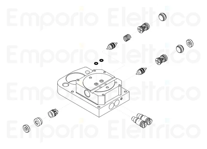 faac ricambio gruppo valvole j275ha 63003299