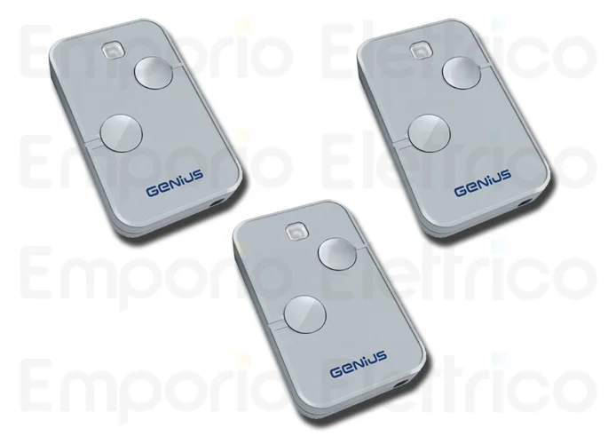 genius 3 telecomandi 2 canali 868mhz kilo n tx2 jlc 787034 3 (ex code 6100332)