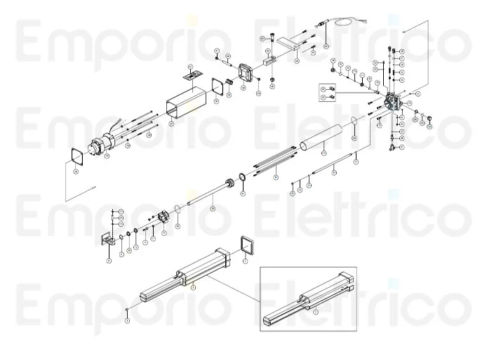 fadini ricambio motore elettrico con pompa p5 88153
