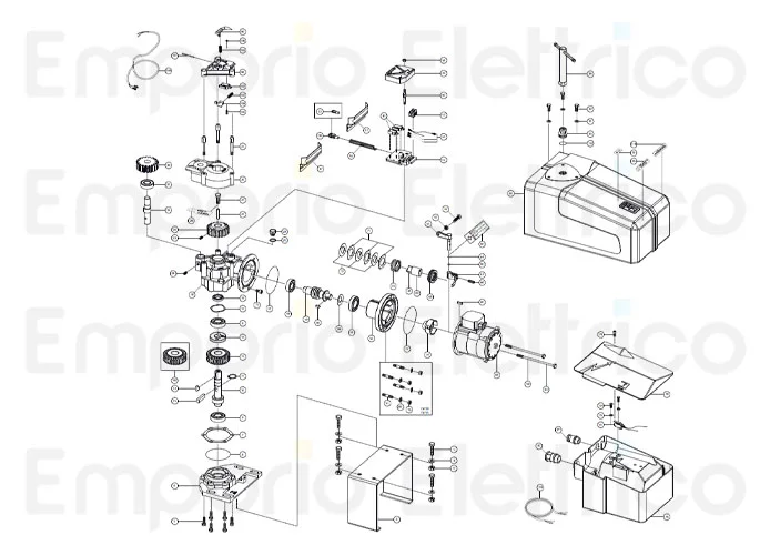 fadini ricambio ingranaggio di accoppiamento z18 m4 20030