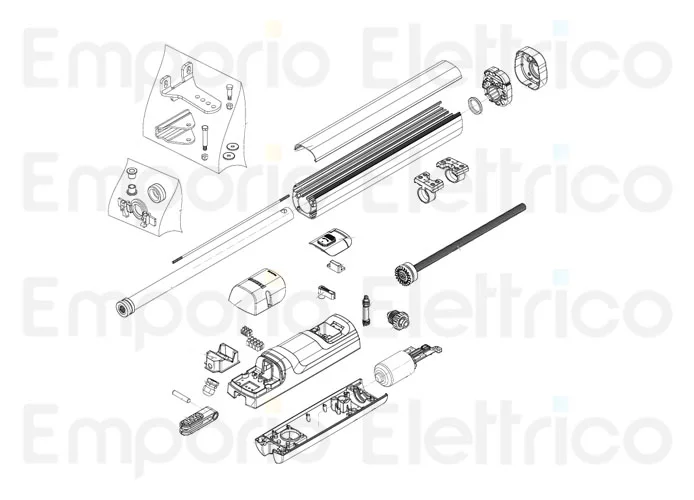 beninca ricambio blister staffe 968602944