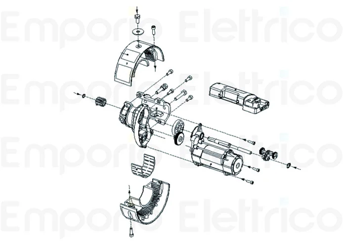 faac ricambio semicorona ø200 per motore 200_220/60 6020522