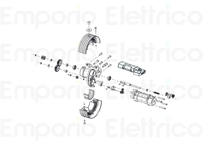 faac pagina ricambi per motore rh240