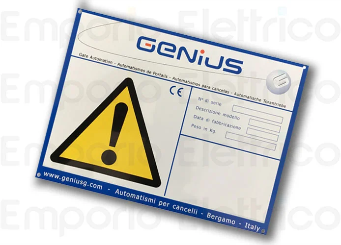 genius cartello logo genius 6100018