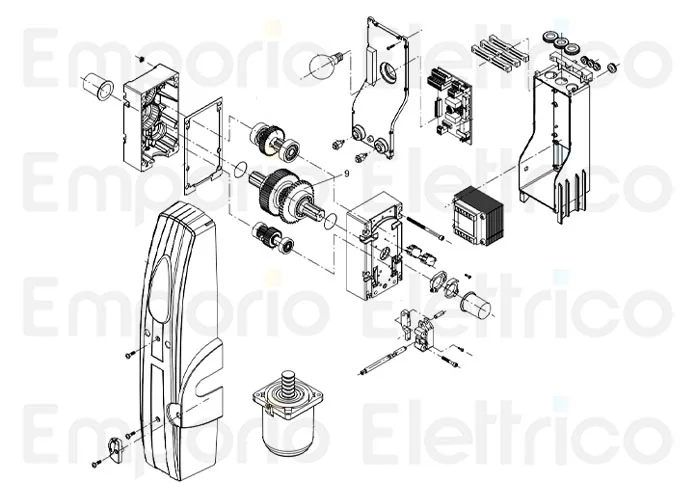 beninca pagina ricambi per motore zed24.ri sx