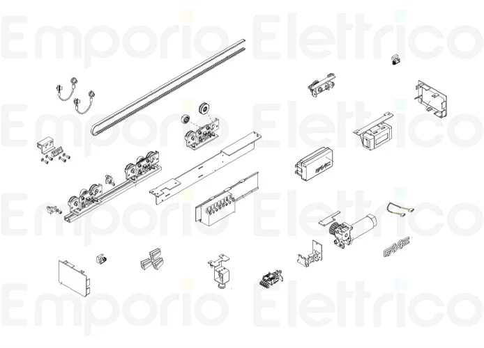 faac ricambio scheda elettronica e2sl 63003484