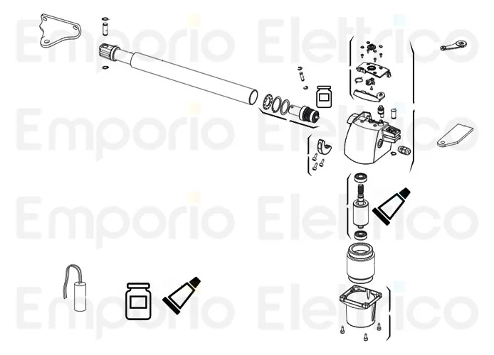 genius ricambio xric tubo l300 6020492