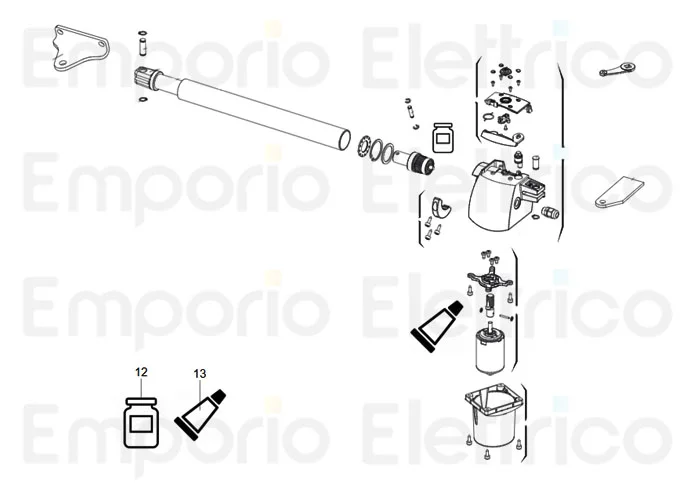 genius pagina ricambi per motore g-bat 324env dx