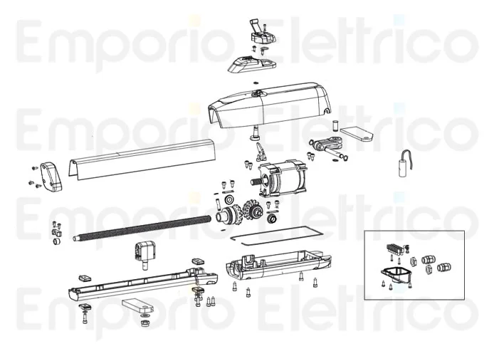 genius pagina ricambi per motore sirocco 250 ls