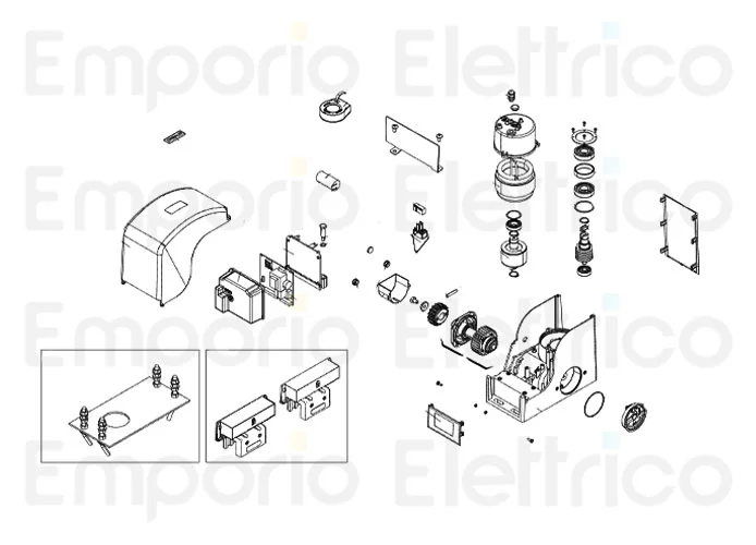 genius ricambio statore d125 h45 4p 230v 6020063
