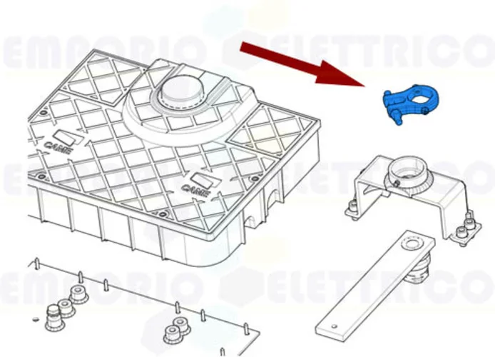 came ricambio braccio condotto frog-jc 119ria060