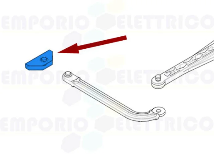 came ricambio staffa attacco anta stylo ftl 119rid333