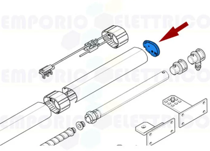 came ricambio tappo testa destro krono 119rid179