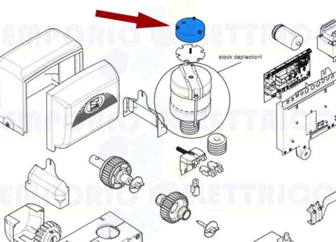 came ricambio elettrofreno bx bk 119ribx035