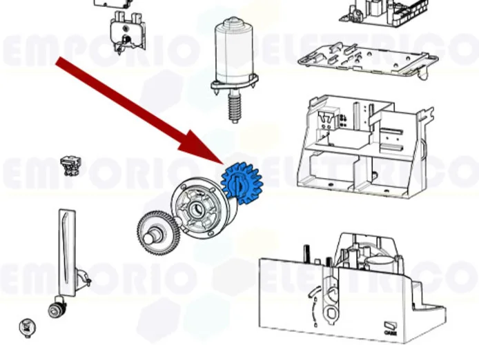 came ricambio pignone bxl 119rib005