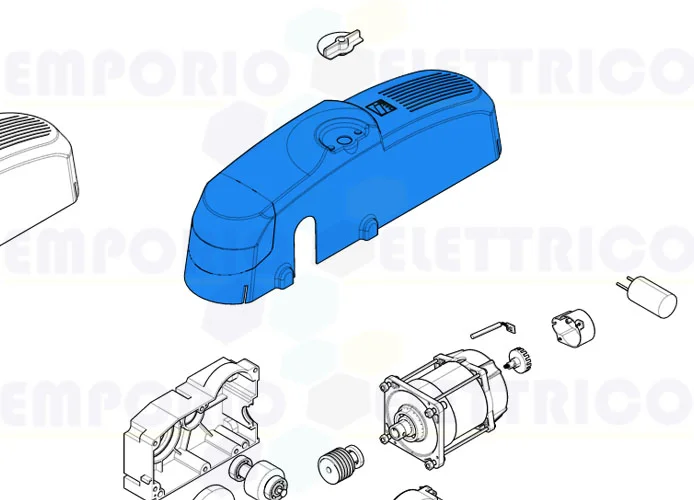 came ricambio coperchio motoriduttore emega 119rie051