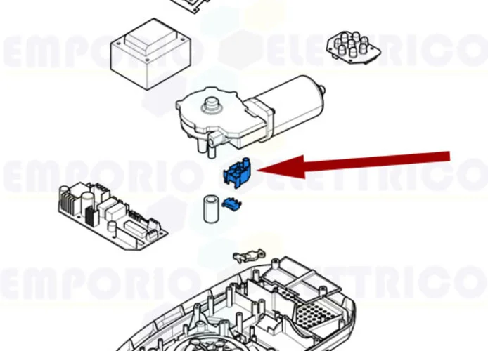 came ricambio gruppo finecorsa v6000 ver 119rie171