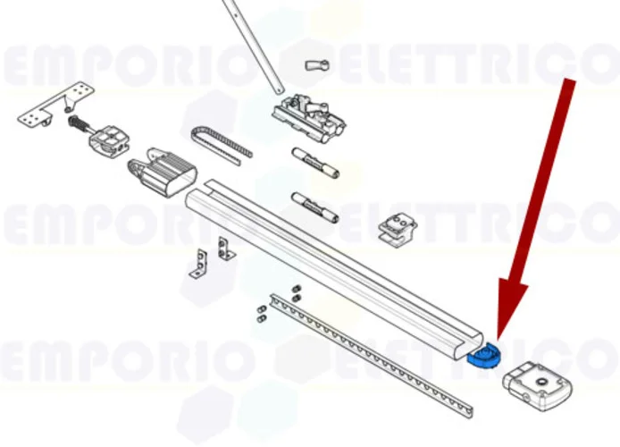 came ricambio puleggia trasmissione a cinghia ver 119rie124