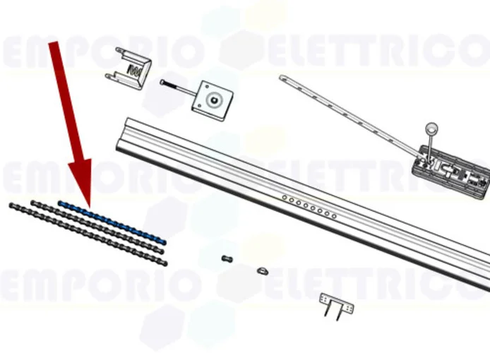 came ricambio catena di trasmissione v6000 119rie184