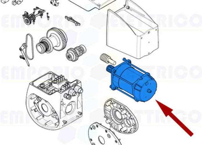 came ricambio gruppo motore c-bx 119ricx039