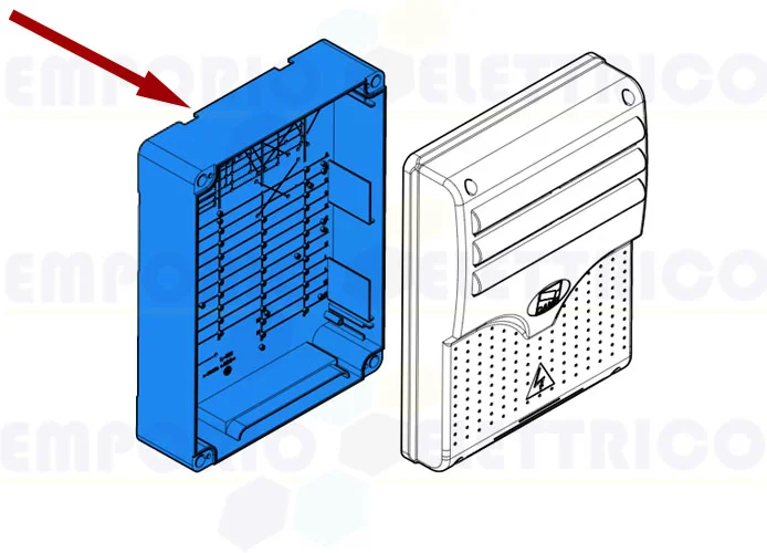 came ricambio base quadro comando grande 119rir133