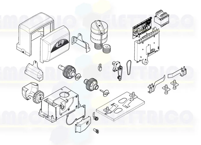 came pagina ricambi per motore bx-e241 